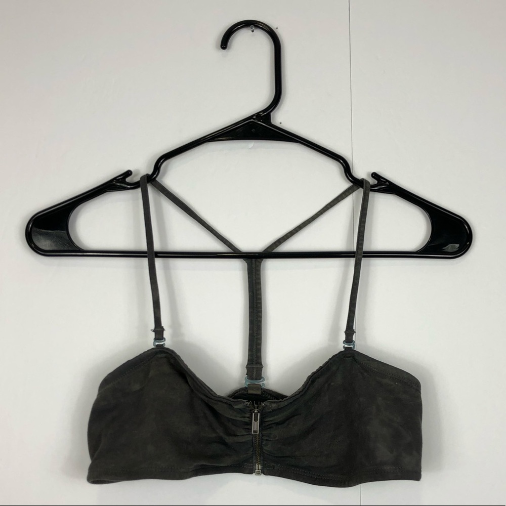Aritzia’s Talula Front Zip Bralette Sz XS